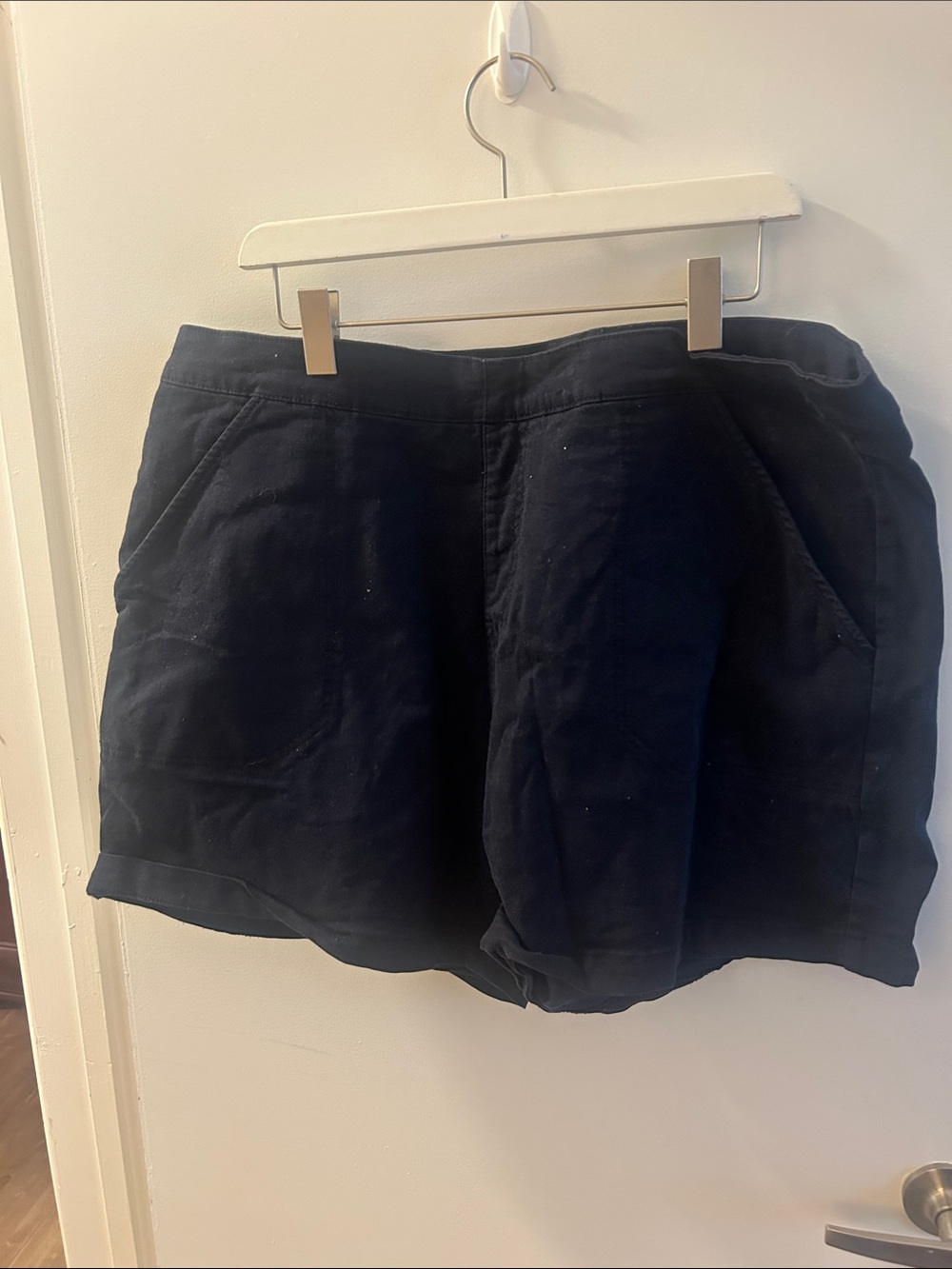 Nautica Women's Dark Navy Cuffed Bermuda Shorts